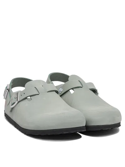 Birkenstock Mint Green Nubuck Leather Tokio Mules