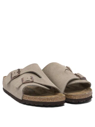 Birkenstock Zürich Suede Flat Sandals