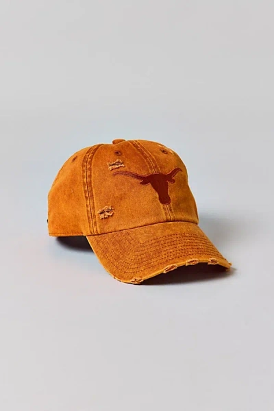 Mitchell & Ness Ncaa University Of Texas Longhorns Washed Dad Hat In Light Orange, Men's At Urban Outfitters