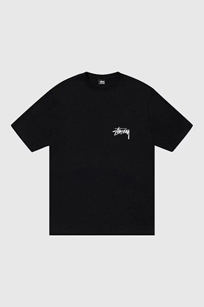 Stussy Toucan Graphic T-shirt Top In Black, Men's At Urban Outfitters In Black