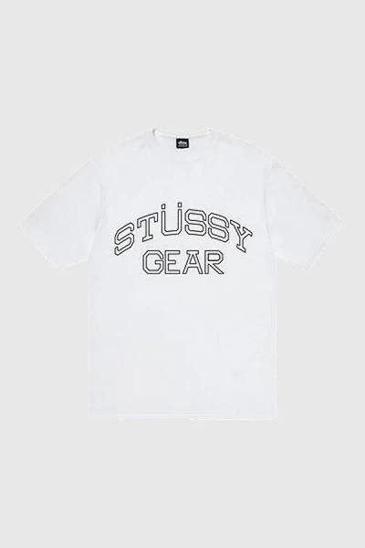 Stussy Stüssy Gear Tee In White, Men's At Urban Outfitters In White