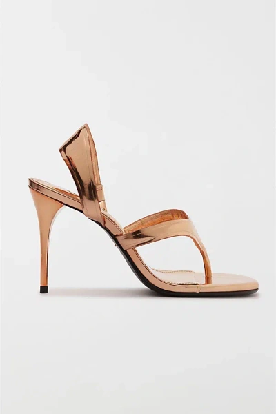Schutz Lume Heeled Thong Sandal In Salmon, Women's At Urban Outfitters
