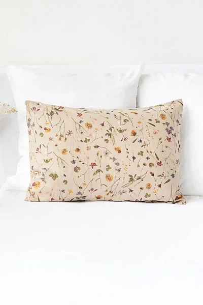 Magiclinen Linen Pillowcase In Botanical Print At Urban Outfitters