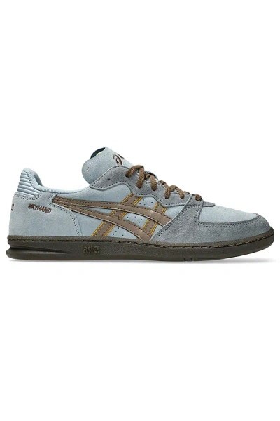Asics Skyhand Og Suede Sportstyle Sneakers In Dolphin Grey/pepper, Men's At Urban Outfitters