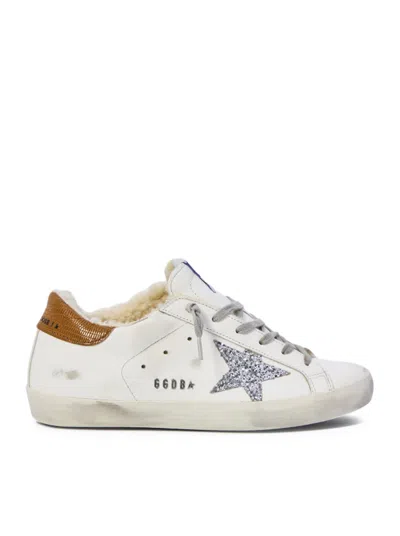 Golden Goose Super-star Sneakers With Shearling