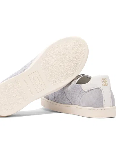 Brunello Cucinelli Knitted Low-top Sneakers