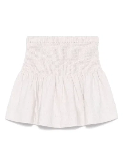 Isabel Marant Étoile Marant Etoile Women Pacifica Mini Skirt In White