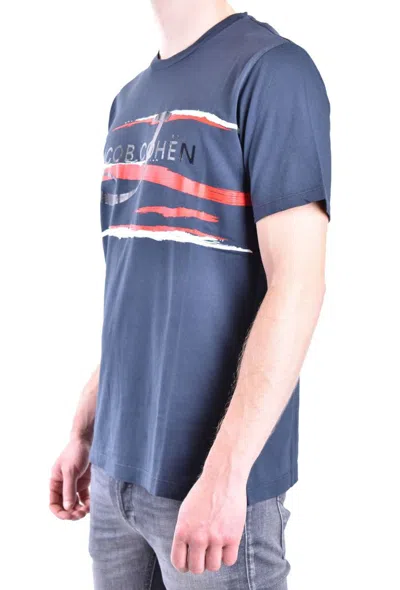 Jacob Cohen Cotton Logo T-shirt In Blue