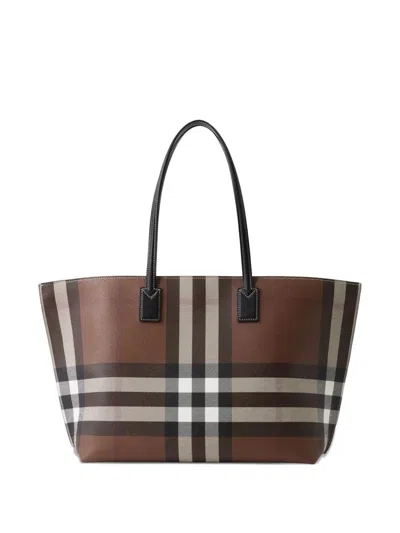 Burberry Ll Md Soft Tb Tote Gc9 In Brown
