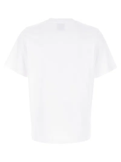 Casablanca Mountains Waves Print T-shirt In White