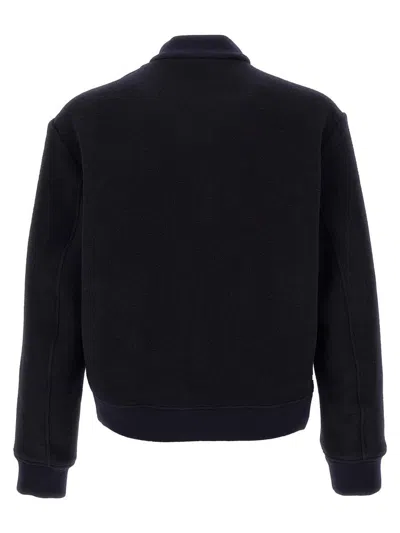 Etro Wool Bomber Jacket In Blue