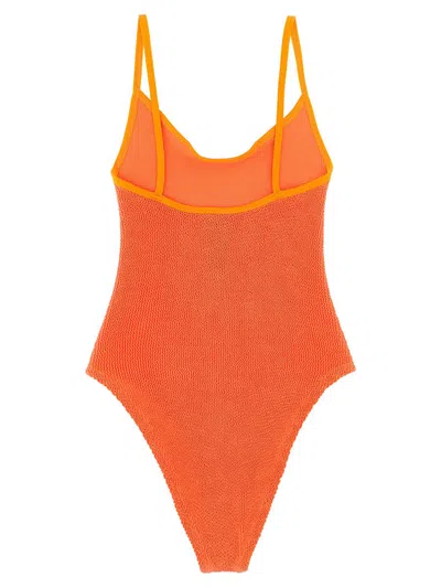Hunza G Pamela Swim One-piece Swimsuit In Orange