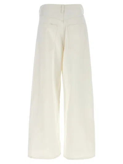 Agolde Vana Fold Jeans In White
