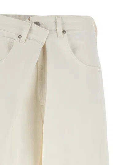Agolde Vana Fold Jeans In White