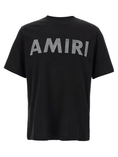 Amiri Logoed T-shirt In Black