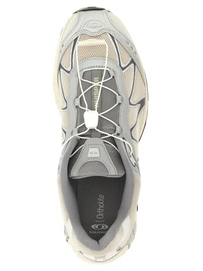 Salomon Xt-whisper Low-top Mesh And Nylon Sneakers In Gray