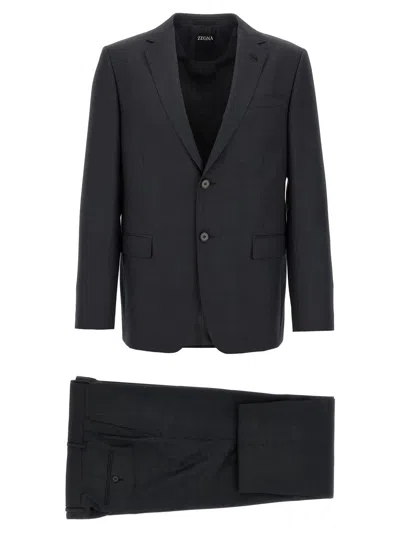 Zegna Wool Suit One Hundred And Twenty Thousand In Blue