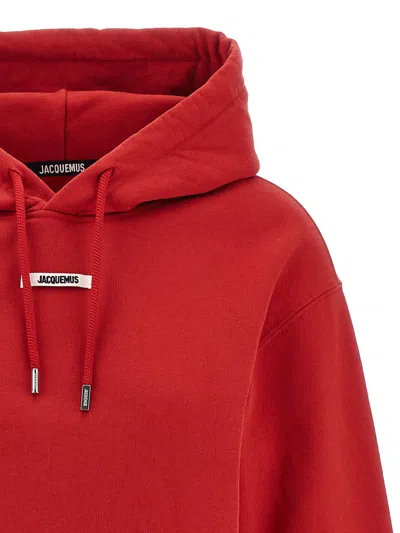 Jacquemus Cropped Hooded Drawstring Top