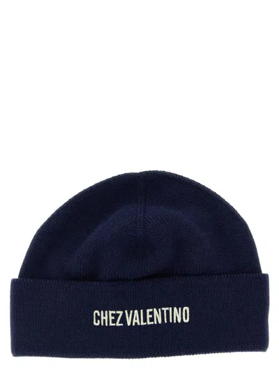 Valentino Logo-embroidered Beanie