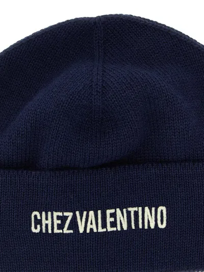 Valentino Logo-embroidered Beanie