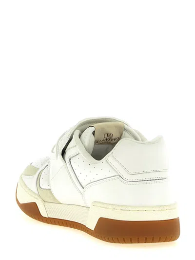 Valentino Sneaker Low Top Joie De Jouer White In White