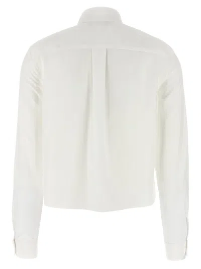 Fabiana Filippi Embellished Collar Long Sleeves Shirt In White