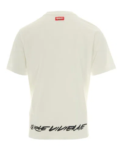 Kenzo X Futura 2000 Ivory T-shirt In Neutral