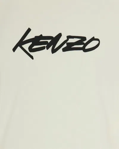 Kenzo X Futura 2000 Ivory T-shirt In Neutral