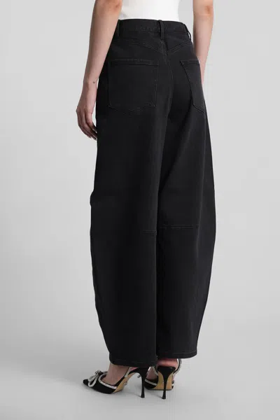 Self-portrait High-waisted Relaxed Fit Black Jeans