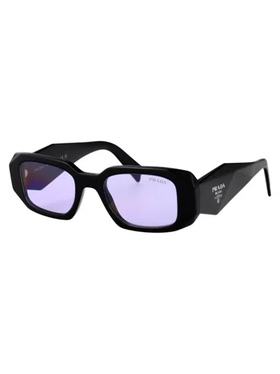 Prada Symbole Sunglasses In Blue
