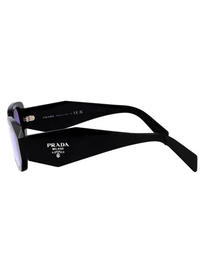 Prada Symbole Sunglasses In Blue