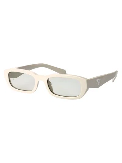 Prada Dust Acetate Sunglasses In Gray