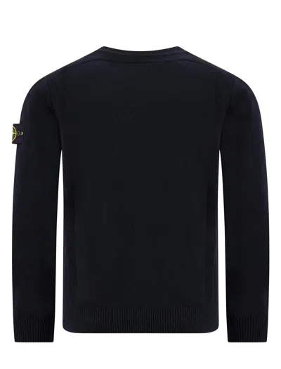 Stone Island Wool Jersey. In Black