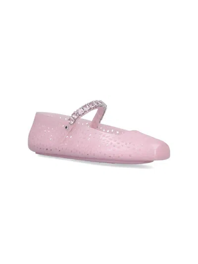 Jimmy Choo Mary Jane Jelly Ballet Flats