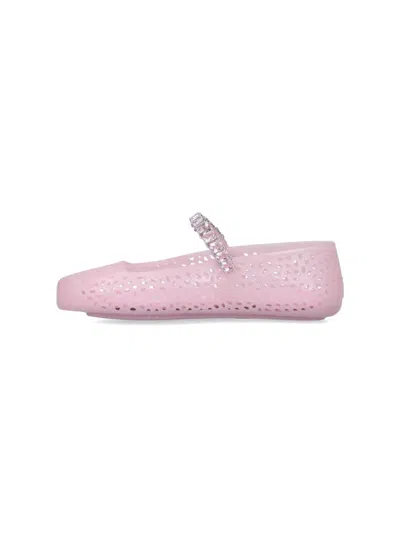 Jimmy Choo Mary Jane Jelly Ballet Flats