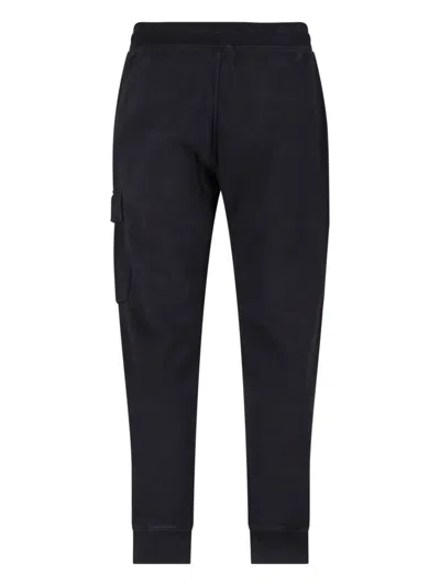 C.p. Company Utility Trousers With Elastic Waistband And Cargo Pocket
