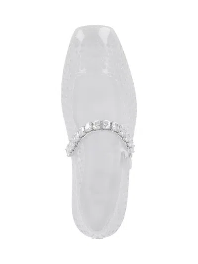 Jimmy Choo The Jelly Crystal-embellished Ballet Flats