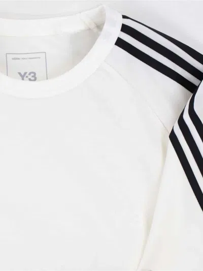 Y-3 Adidas T-shirts And Polos In White