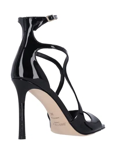 Jimmy Choo Azia95 Sandals With Squared Open Toe And Ankle Strap