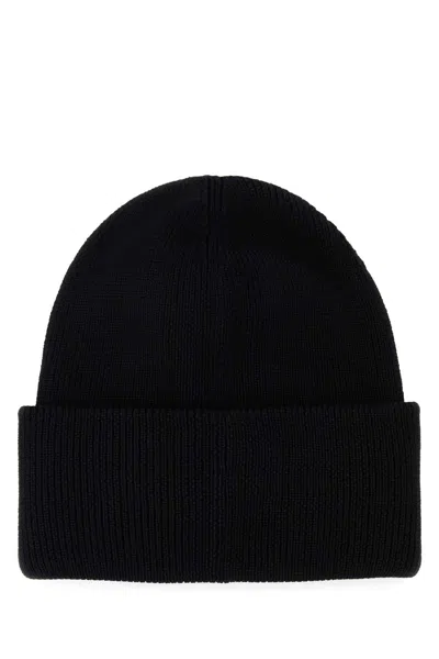 Canada Goose Black Wool Arctic Beanie Hat In Black