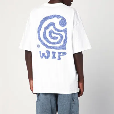 Carhartt Mens White Helix Crewneck Cotton-jersey T-shirt