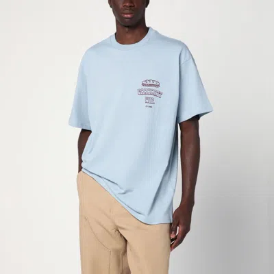 Carhartt Work In Progress Sandwich Organic Cotton Graphic T-shirt In Blue