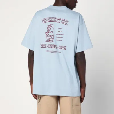 Carhartt Work In Progress Sandwich Organic Cotton Graphic T-shirt In Blue