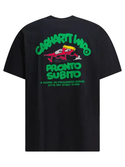 Carhartt Wip Short Sleeve Pronto T Shirt Black In Black
