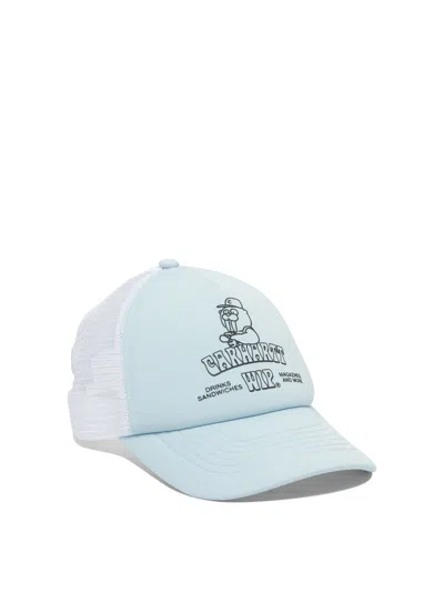 Carhartt Sandwich Trucker Cap In Blue