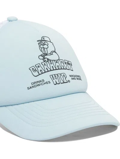 Carhartt Sandwich Trucker Cap In Blue