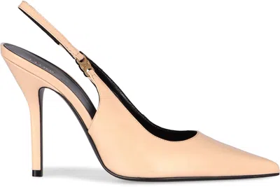 Celine Patent Leather Slingback Pumps In Multi