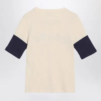 Chloé Wool And Cotton T-shirt With Logo