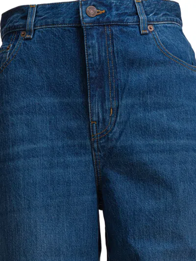 Chloé Logo Patch Wide-leg Jeans