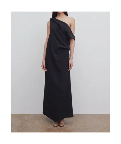 The Row Bamaris Off-shoulder Maxi Dress